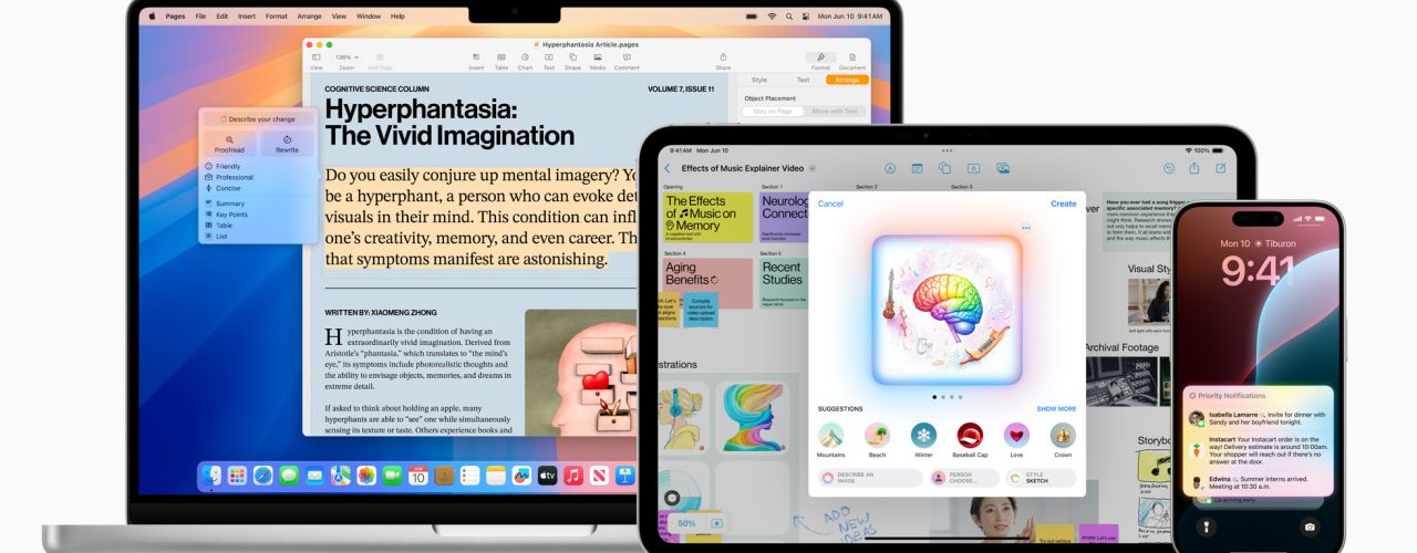 Apple Intelligence komt wel/niet naar iPhones, iPads en Macs.